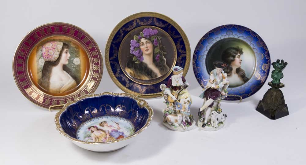 Group Lot of Porcelain & Glass Pieces (1 of 10)