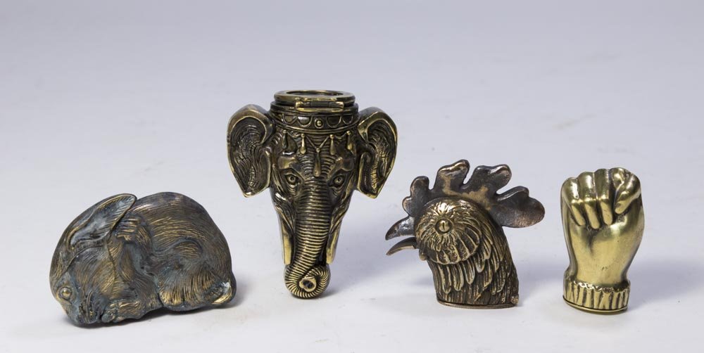 Lot of 4 Novelty Figural Vesta Cases (1 of 2)