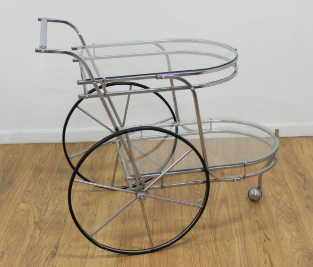 Chrome Tea Cart (1 of 2)