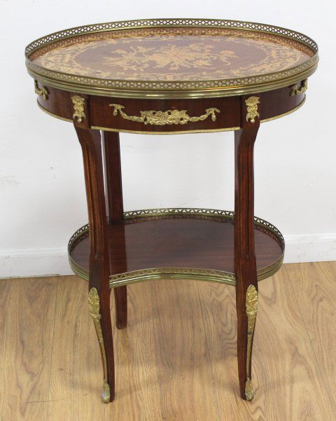 Italian French Style Bronze Mounted Lamp Table (1 of 3)