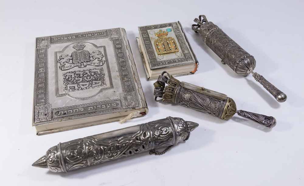 Lot of Silver Judaica (1 of 10)