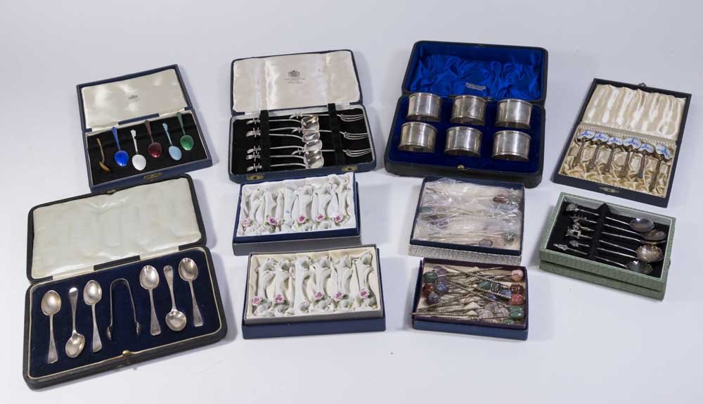 Lot of Silver Tableware (1 of 10)