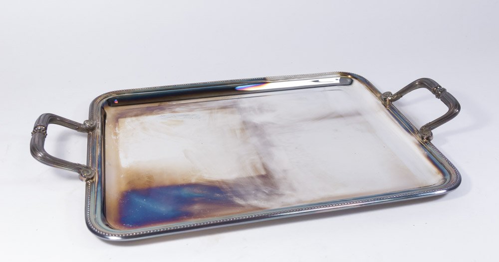 Christofle France Silverplate Tray (1 of 5)