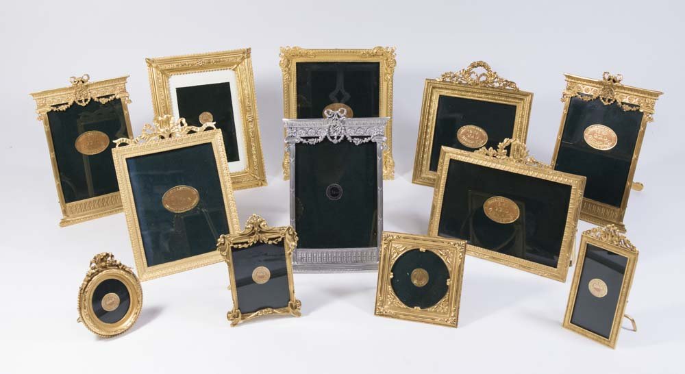 12 Elias Fine Pewter 24K Gold Plated Photo Frames (1 of 7)