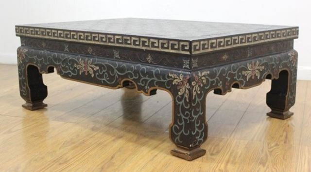 :Chinese Chinoiserie Coffee Table by Baker (1 of 5)