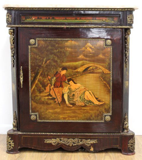 Vernis Martin Ormolu Credenza (1 of 7)