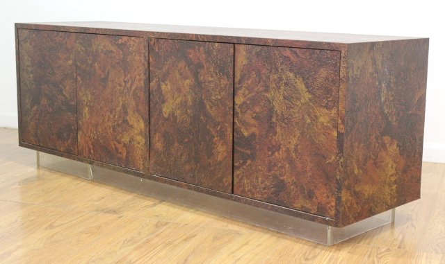 :Thayer Coggin Textured Veneered Side Cabinet (1 of 4)