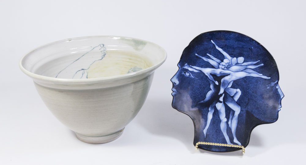 Richard Masterson Vase & Harold Helwig Plate (1 of 6)