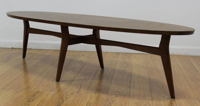 :Mersman Walnut Surfboard Coffee Table (1 of 2)