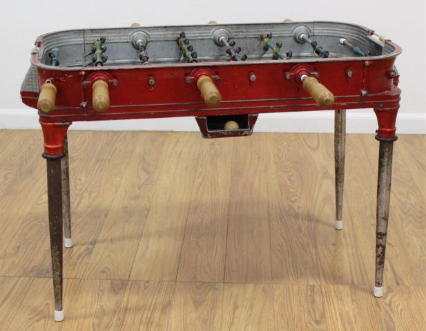 Vintage Cast Metal Foosball Table (1 of 5)