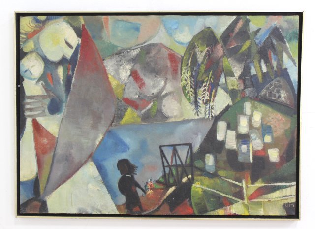 Israeli Abstract, Style of Kandinsky (1 of 4)