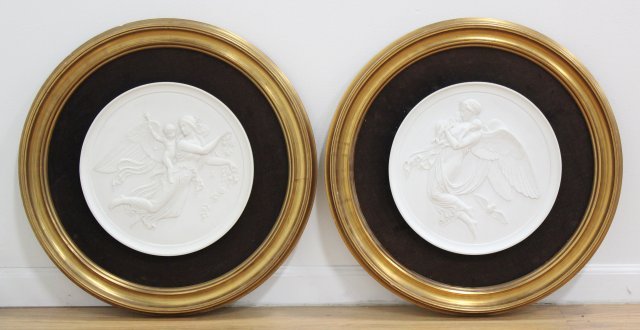 Pair Royal Copenhagen Plaques (1 of 3)