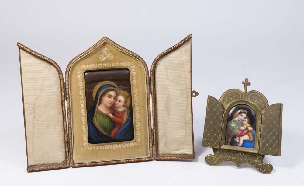 2 Porcelain Triptychs (1 of 4)