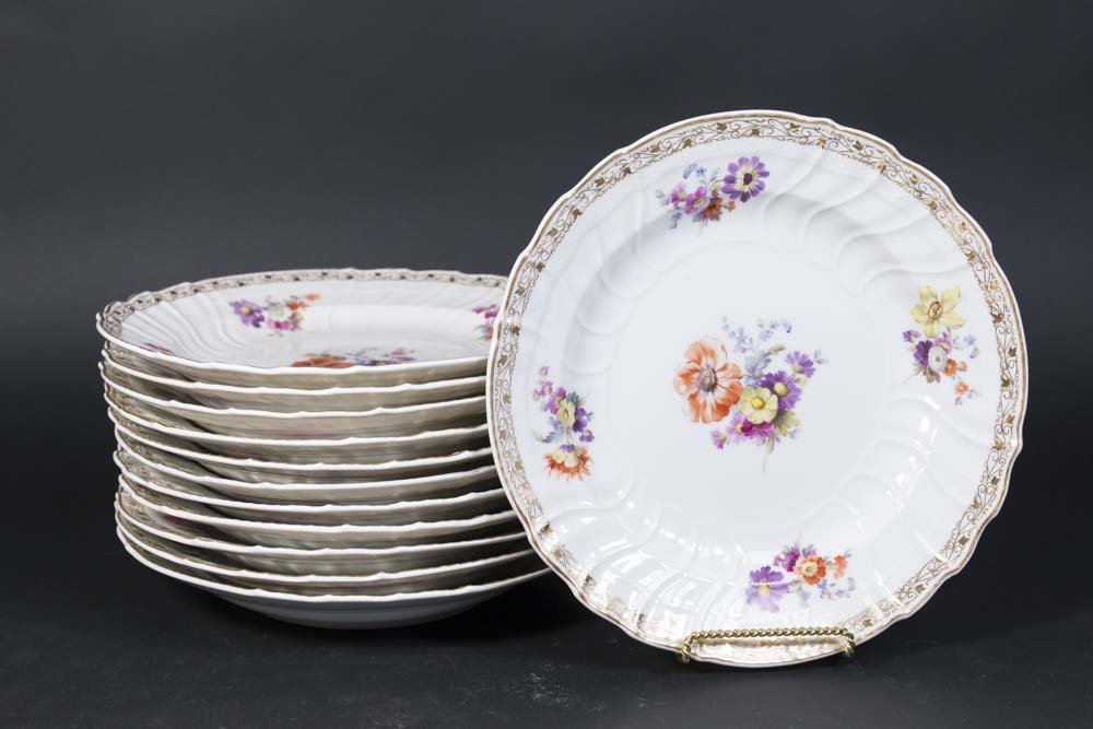 12 KPM Porcelain Soup Plates (1 of 3)