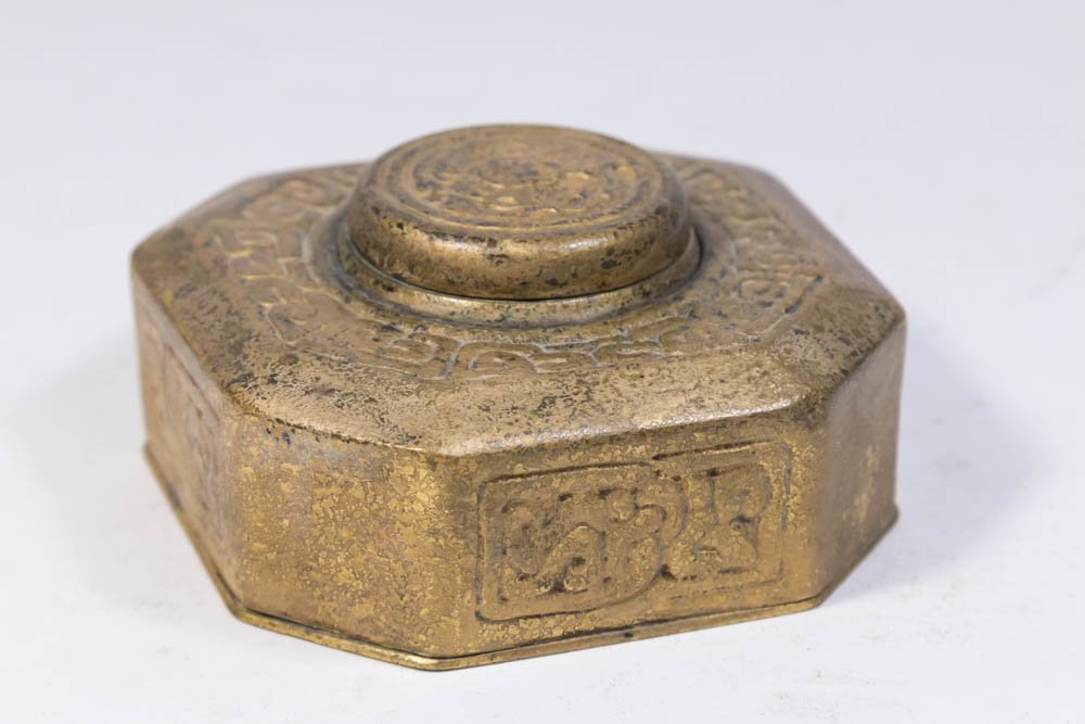 Tiffany Studios Bronze Inkwell (1 of 4)