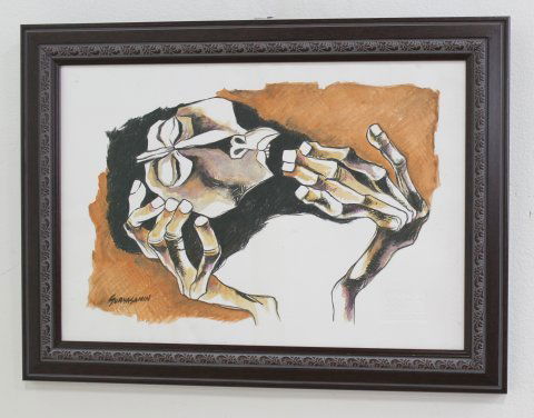 Oswaldo Guayasamin, Augustia #1, 1977 (1 of 5)