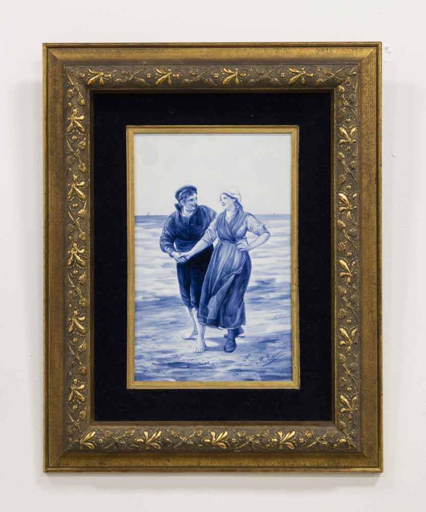 Delft Type Blue & White Porcelain Tile (1 of 8)