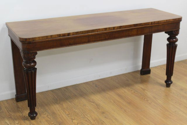 Late 19th-Early 20th C.Mahogany Serving Table (1 of 3)