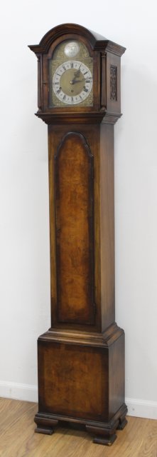 English Tall Case Walnut Clock (1 of 4)