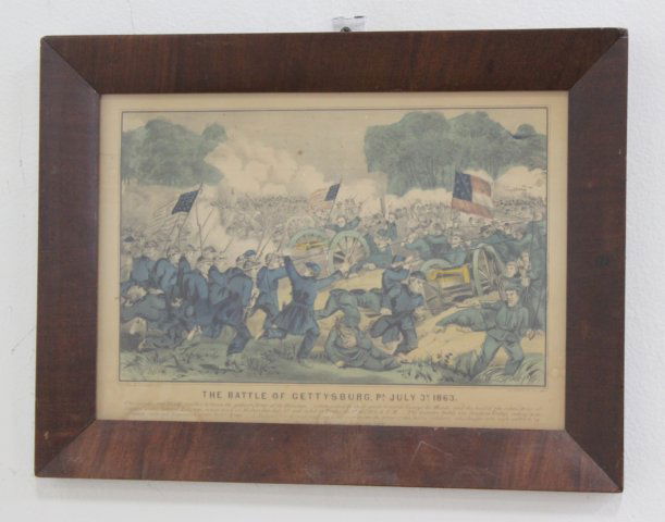 Currier & Ives, "The Battle of Gettysburg" (1 of 3)