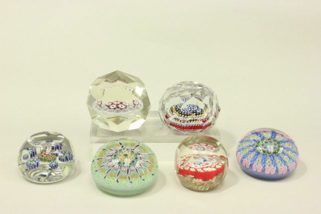 6 Millefiori Paperweights (1 of 4)