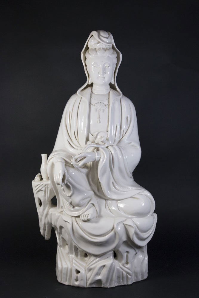 Chinese Blanc de Chine Porcelain Guan-Yin Figure (1 of 7)