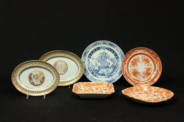 6 Chinese & Chinese Export Porcelain Dishes (1 of 6)