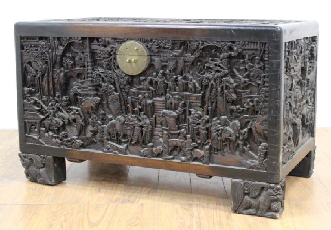 Carved Asian Trunk (1 of 6)