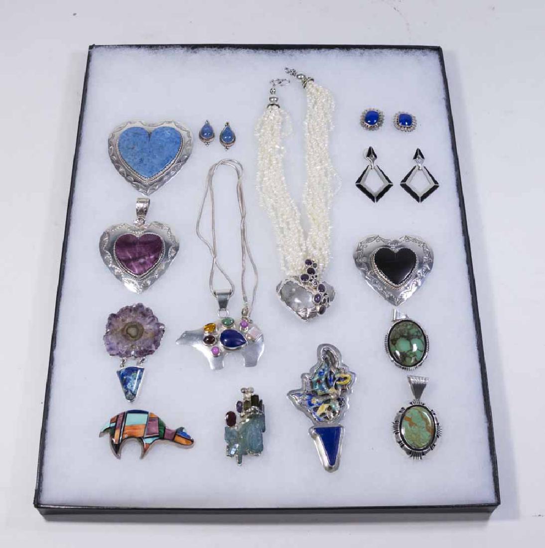 Native American Sterling Jewelry Lot (1 of 7)