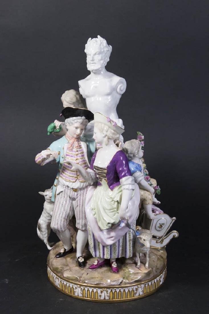 Meissen Porcelain Figural Group (1 of 6)