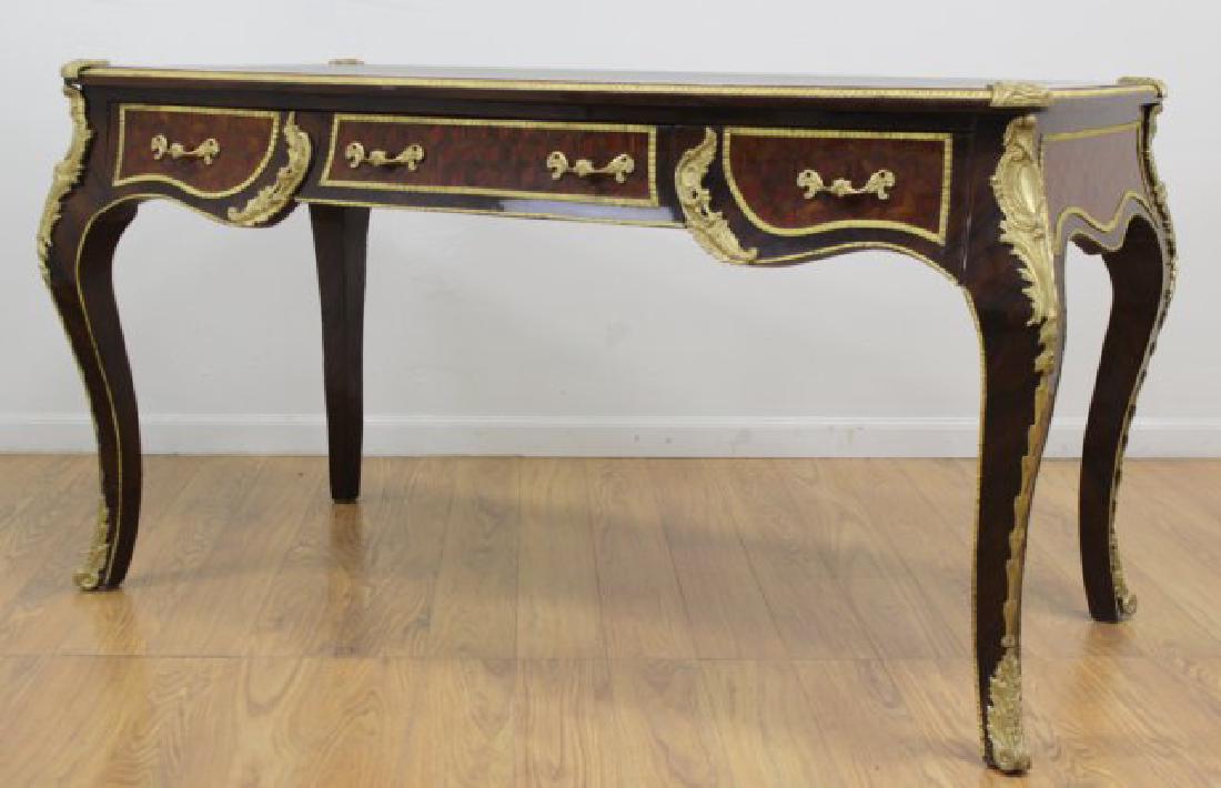 Louis XV Style Leather Top Executive Desk (1 of 4)