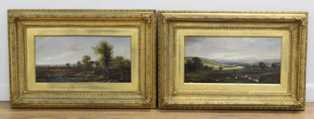 Pair 19th Century English Landscapes (1 of 3)