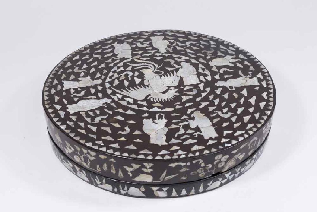 19th Century Chinese Round Box (1 of 7)