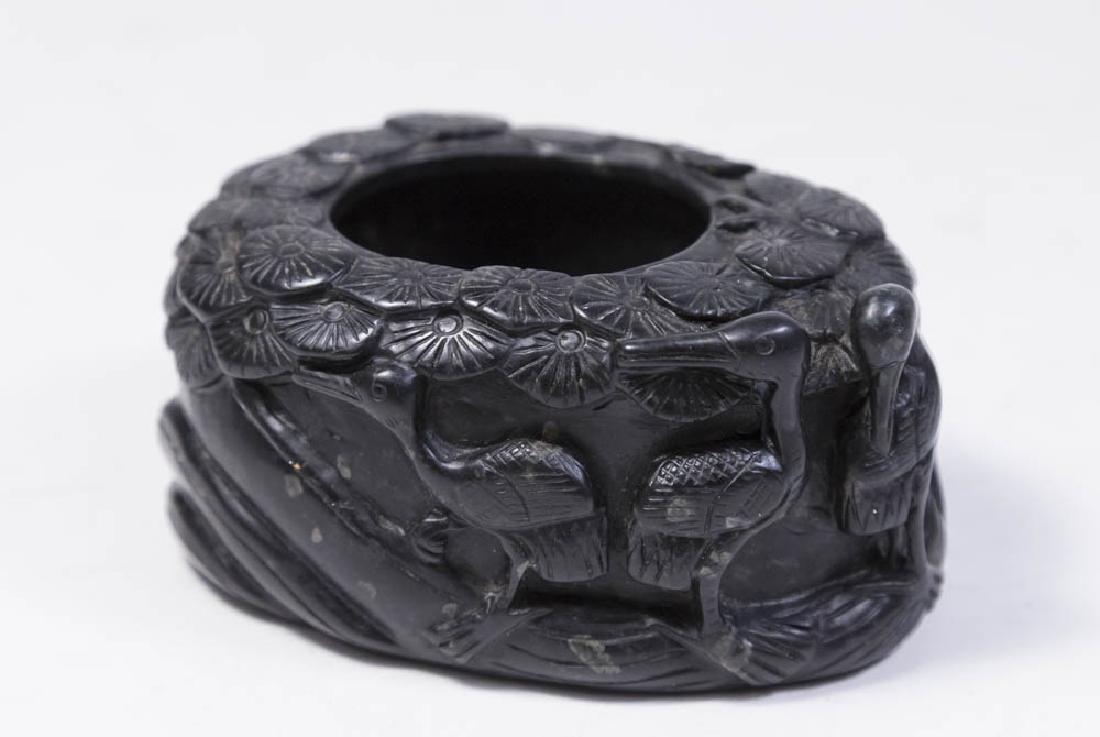 A Fine Chinese Spinach Jade Brushwasher (1 of 3)