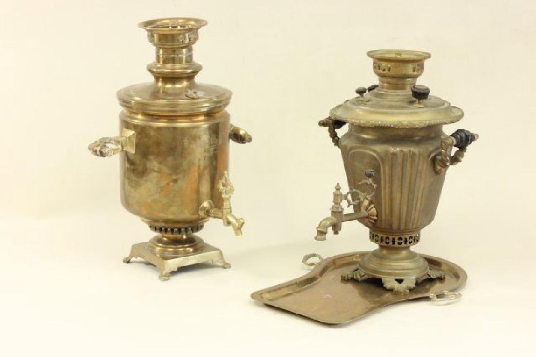:2 Russian Brass Samovars (1 of 6)