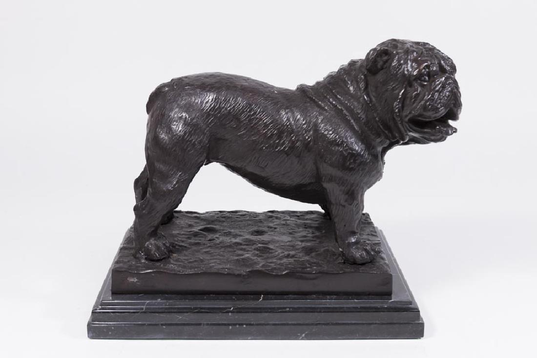 Contemporary Bronze Figure of Bulldog (1 of 3)