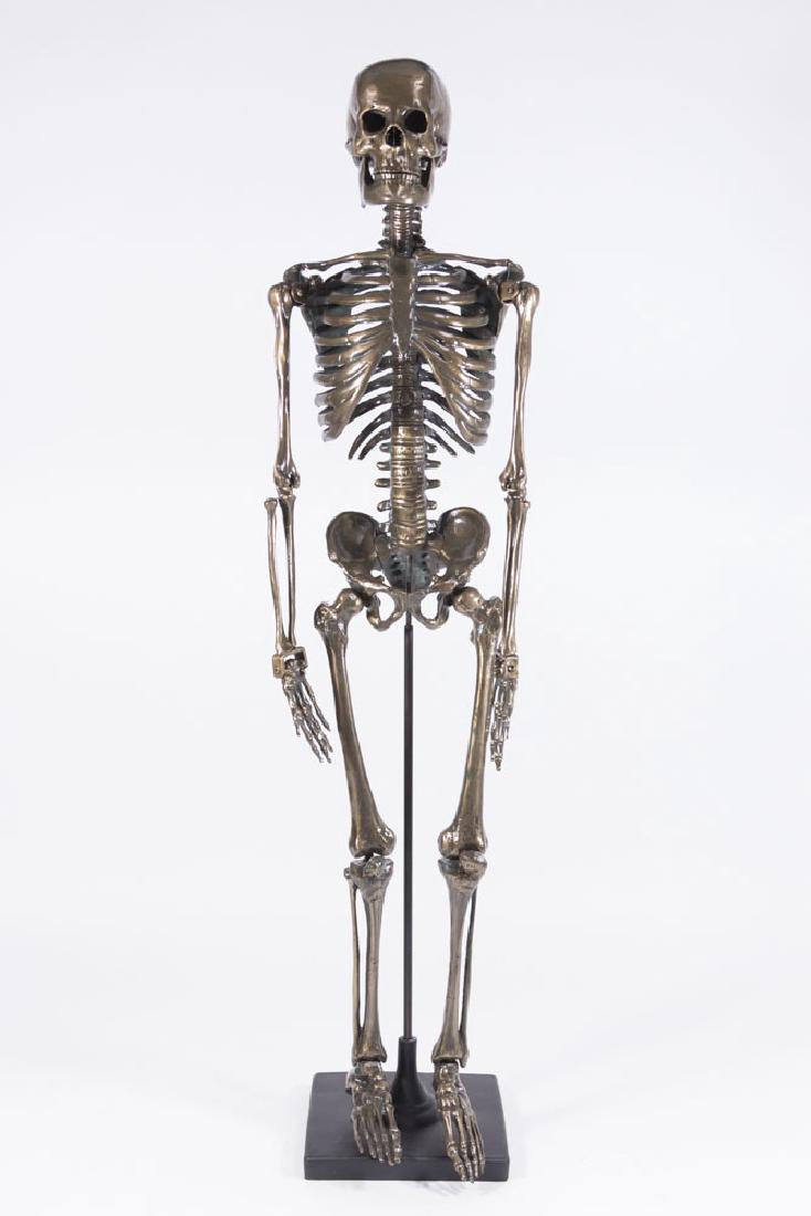 Bronze Patinated Cast Resin Model of Skeleton (1 of 7)