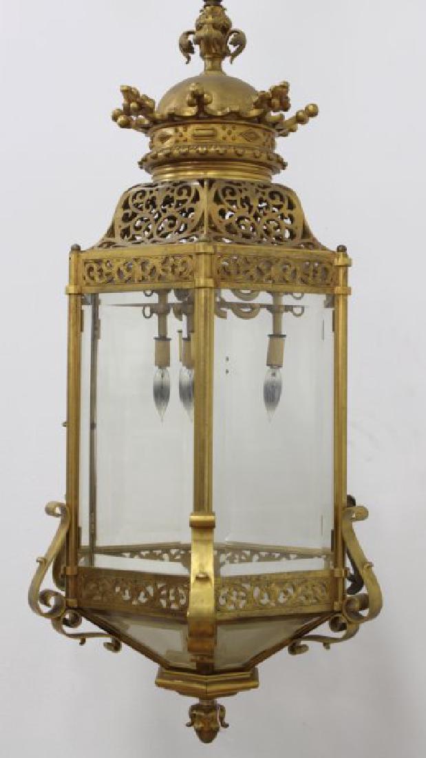 19th Century French Ormolu Lantern (1 of 3)