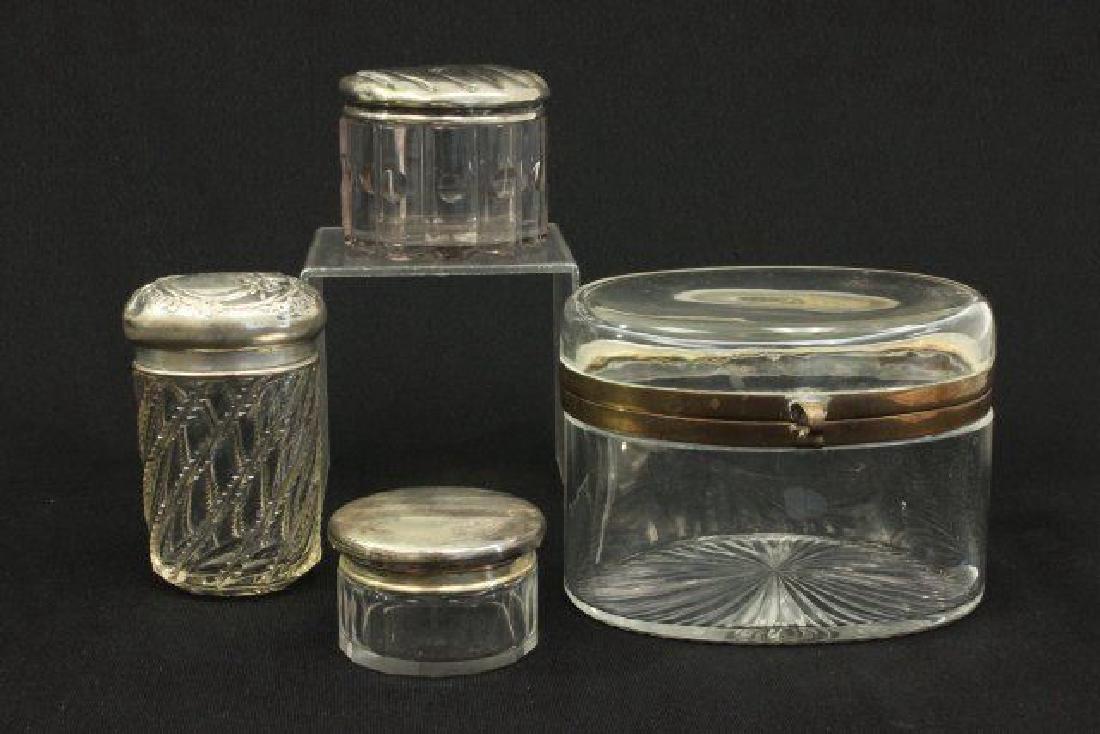 :4 Crystal Vanity Jars (1 of 8)