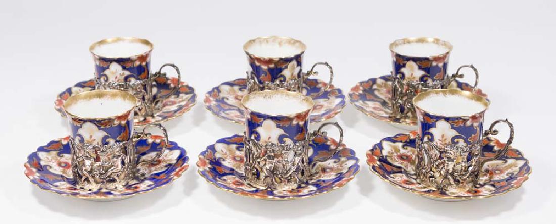Ainsley Porcelain & Sterling Silver Demitasse Set (1 of 5)