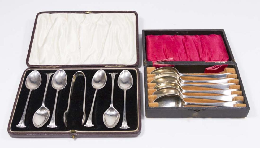 2 Sets of Sterling Silver Teaspoons (1 of 4)