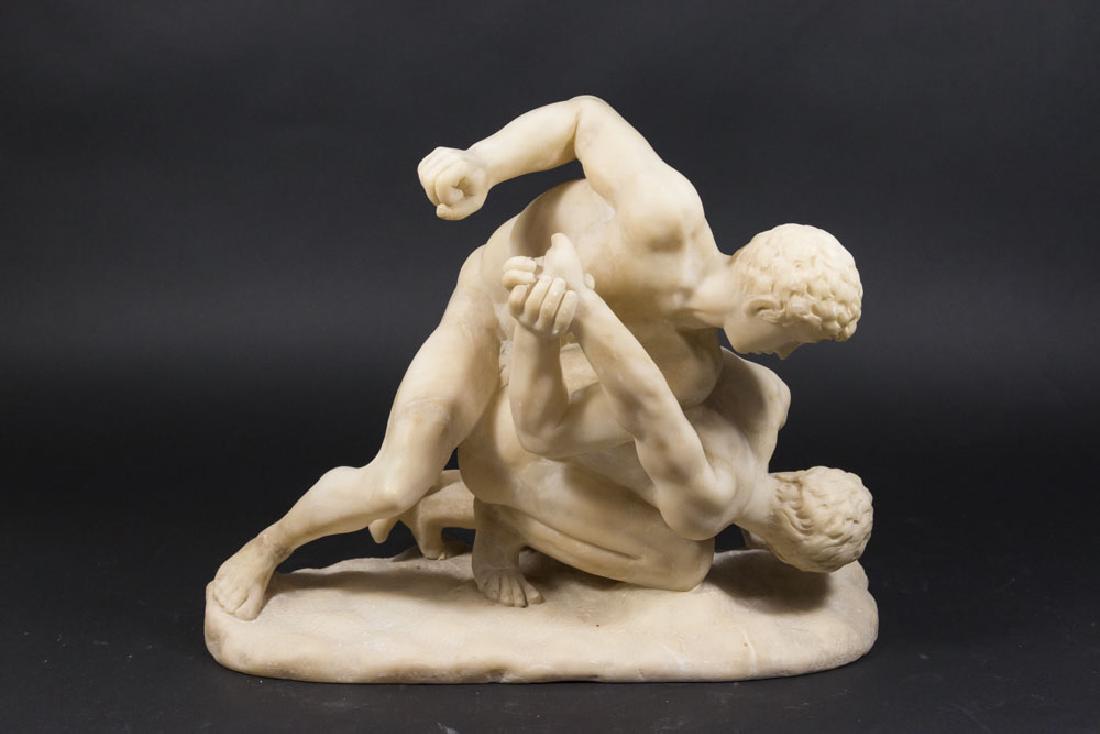 Marble Sculpture of Wrestlers (1 of 3)