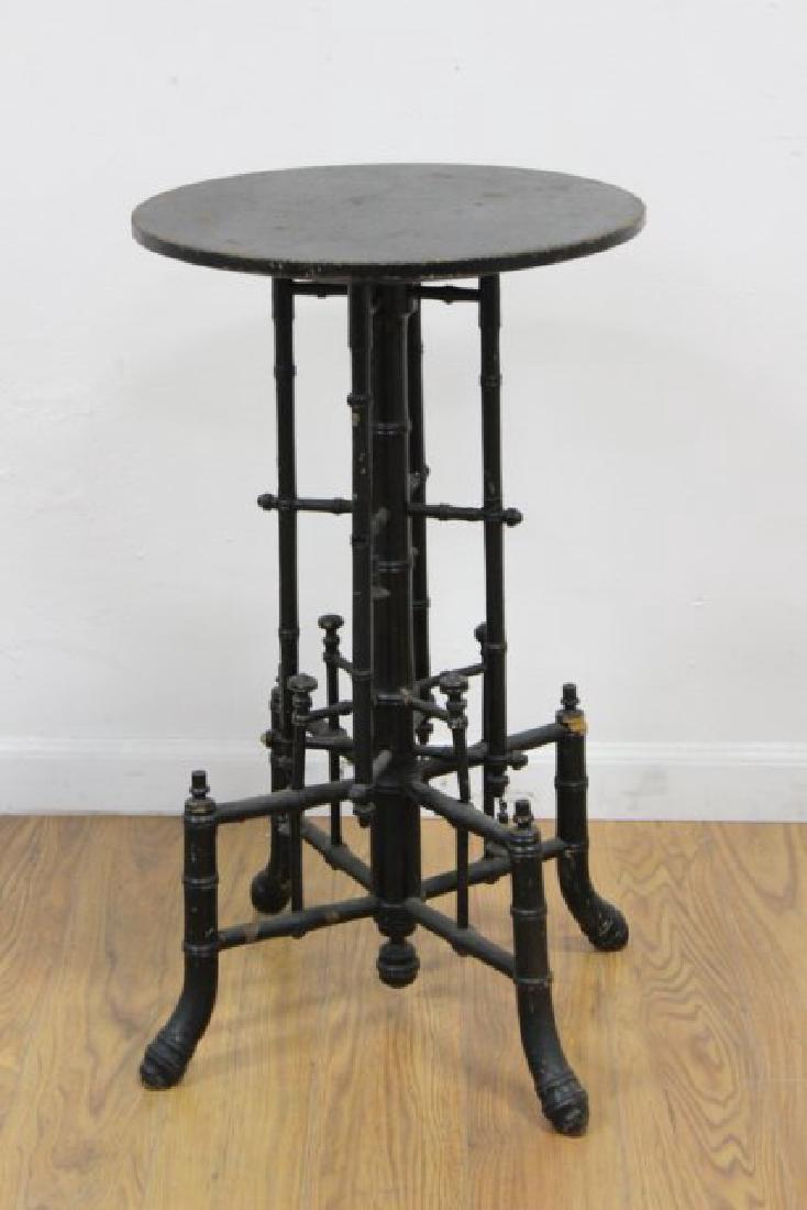 Victorian Black Bamboo Table with Bells (1 of 2)