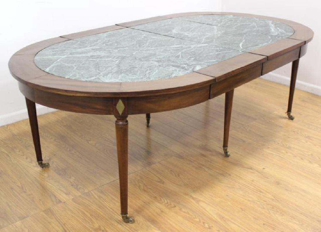 Directoire Style Round Table with Marble Inset Top (1 of 3)