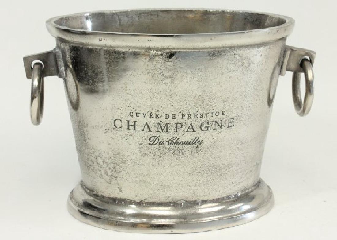 Cast Aluminum Ice Bucket with Ring Handles (1 of 4)