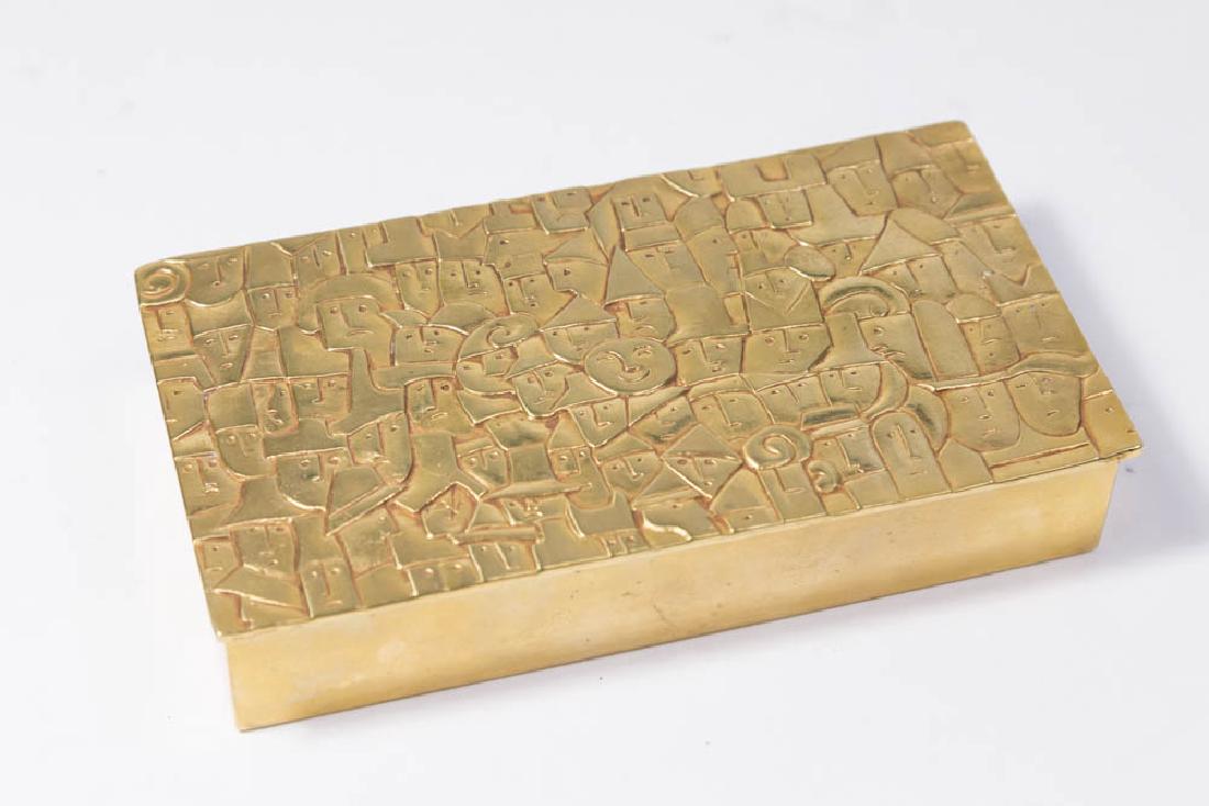 Line Vautrin Gilt Bronze Box (1 of 7)