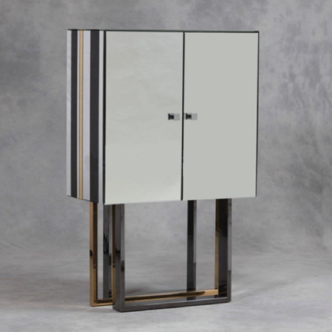 Mirrored Milano Deco Style Bar Cabinet (1 of 2)