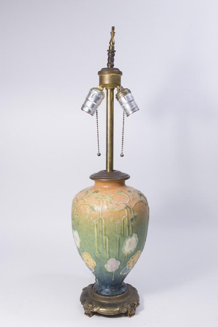 Roseville Pottery Lamp