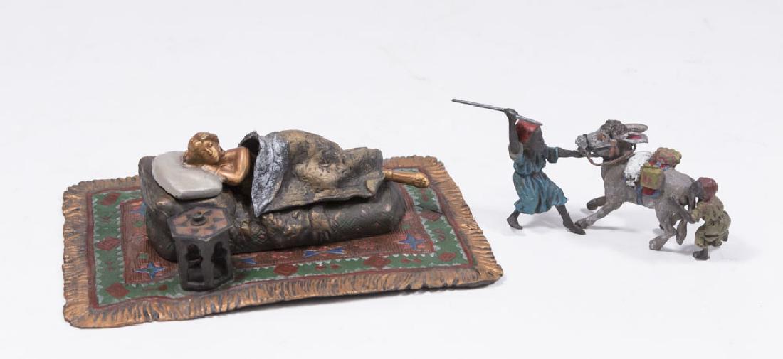 2 Vienna Style Miniature Cold Painted Bronzes (1 of 4)