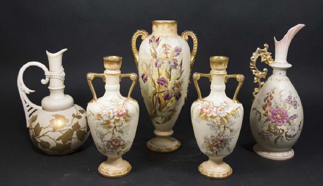 Royal Bonn Vase & 2 Austrian Ewers (1 of 10)